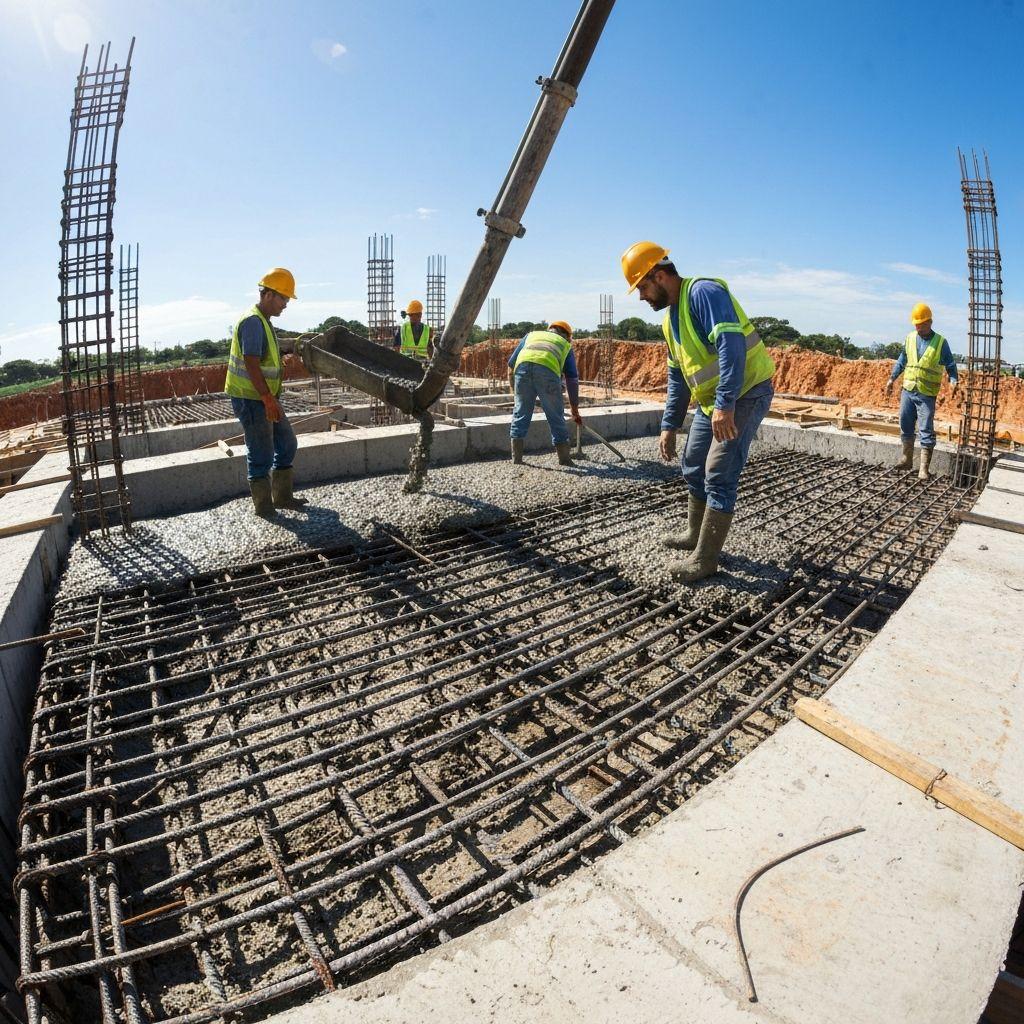 Fundação de construção